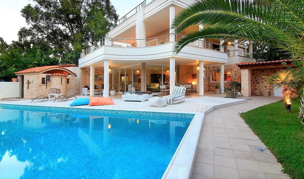 Luxury Villa Sea Melody Palaia Fokaia Exterior foto